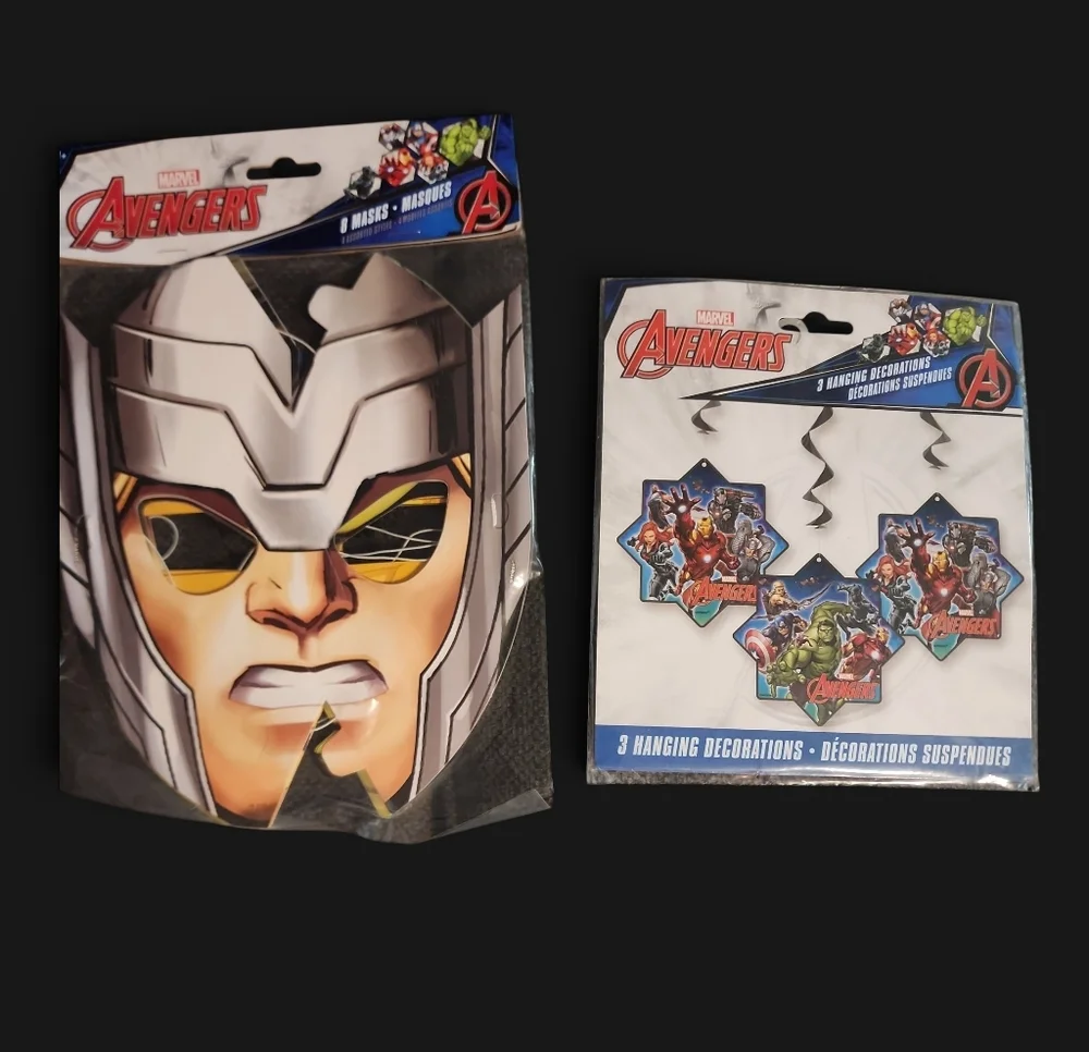 Avengers Ultimate Party Set! Party For 8! All Brand New